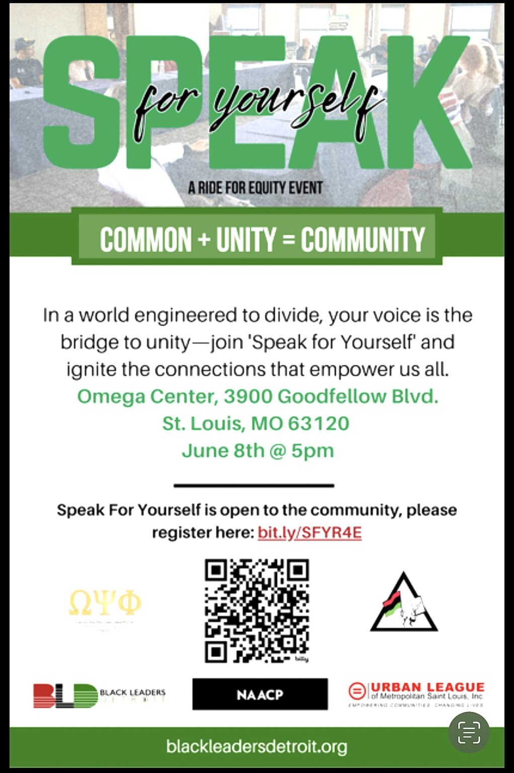 Speak For Yourself: A Ride For Equity Event – June 8, 2025 ...